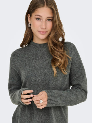 Bestseller / Damen-Strick / ONLHAZEL LS HIGHNECK OVERS PULL KNT
