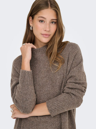 Bestseller / Damen-Strick / ONLHAZEL LS HIGHNECK OVERS PULL KNT