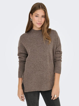 Bestseller / Damen-Strick / ONLHAZEL LS HIGHNECK OVERS PULL KNT