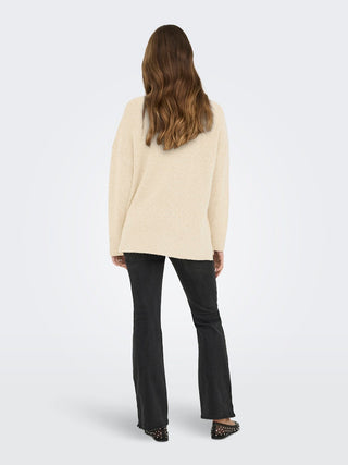 Bestseller / Damen-Strick / ONLHAZEL LS HIGHNECK OVERS PULL KNT