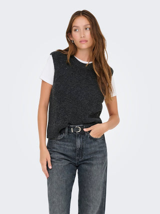 Bestseller / Damen-Weste / ONLPARIS LIFE SL SLIT VEST KNT