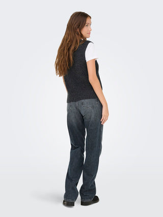 Bestseller / Damen-Weste / ONLPARIS LIFE SL SLIT VEST KNT