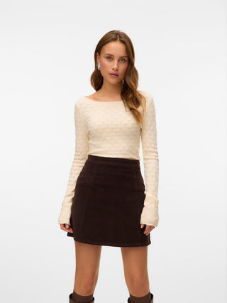 Bestseller / Damen-Strick / VMLULU LS BOATNECK PULLOVER