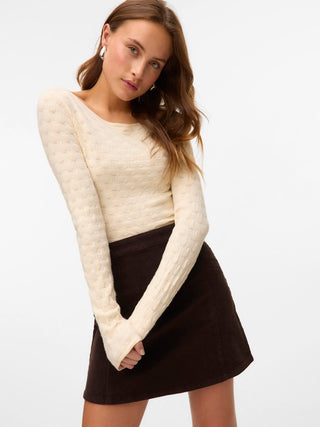Bestseller / Damen-Strick / VMLULU LS BOATNECK PULLOVER