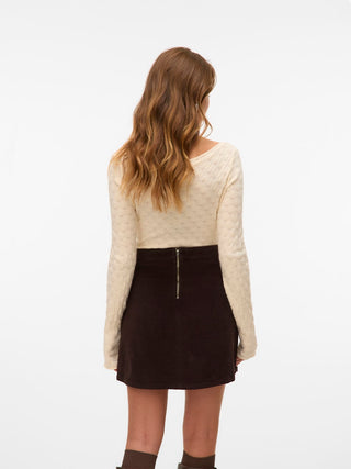Bestseller / Damen-Strick / VMLULU LS BOATNECK PULLOVER