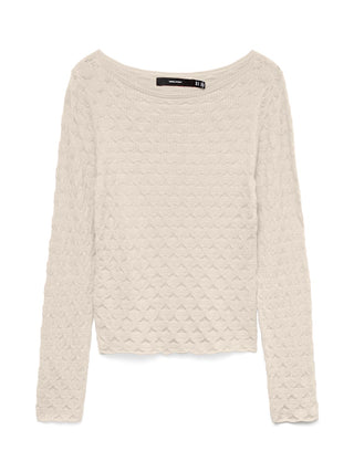 Bestseller / Damen-Strick / VMLULU LS BOATNECK PULLOVER