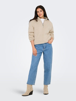 Bestseller / Damen-Sweat / ONLNEW DALLAS L/S HIGHNECK ZIP SWT