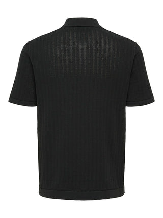 Only & Sons / Herren-Shirt / ONSMOON REG 12 SS POLO KNIT NOOS
