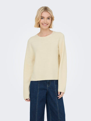 Bestseller / Damen-Strick / ONLKATIA LS STRUCTURE O-NECK CC KNT