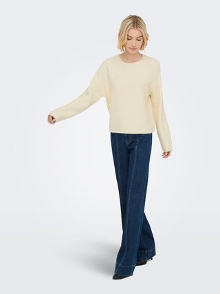 Bestseller / Damen-Strick / ONLKATIA LS STRUCTURE O-NECK CC KNT