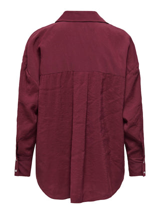 Only / Damen-Bluse / ONLZAZIMA L/S LOOSE SHIRT WVN NOOS