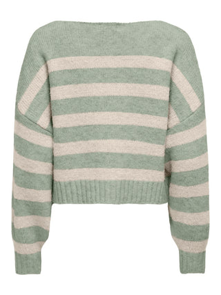 Bestseller / Damen-Strick / ONLAYA LIFE L/S BOATNECK CC KNT