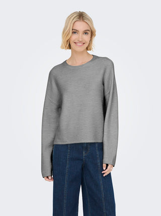 Bestseller / Damen-Strick / ONLKATIA LS STRUCTURE O-NECK CC KNT