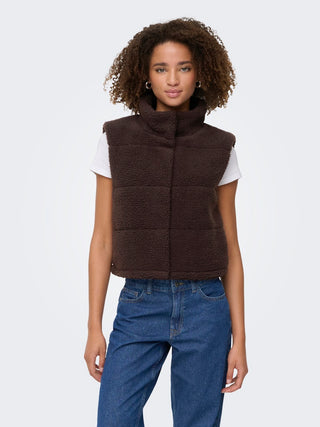 Bestseller / Damen-Jacke / ONLSANDRA TEDDY WAISTCOAT OTW NOOS
