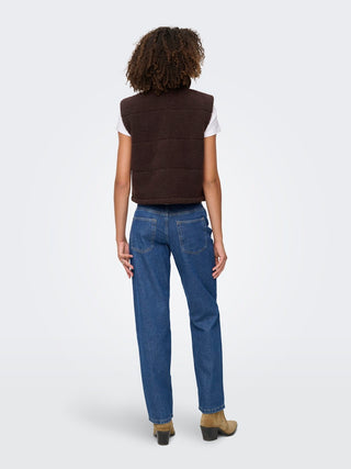 Bestseller / Damen-Jacke / ONLSANDRA TEDDY WAISTCOAT OTW NOOS