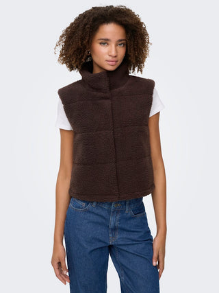 Bestseller / Damen-Jacke / ONLSANDRA TEDDY WAISTCOAT OTW NOOS
