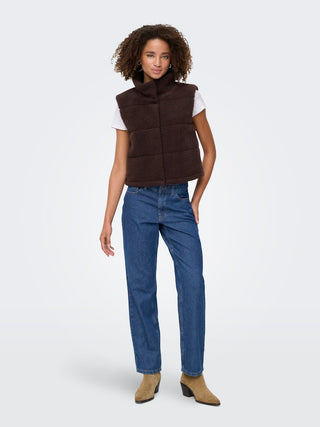 Bestseller / Damen-Jacke / ONLSANDRA TEDDY WAISTCOAT OTW NOOS