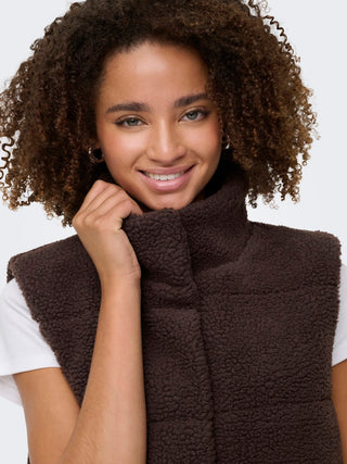 Bestseller / Damen-Jacke / ONLSANDRA TEDDY WAISTCOAT OTW NOOS