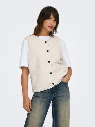 Bestseller / Damen-Jacke / ONLBABY TEDDY VEST PNT