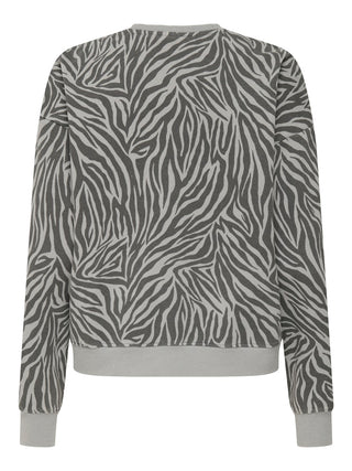 Bestseller / Damen-Sweat / ONLLEO L/S O-NECK PULLOVER TEXT SWT