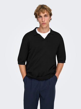 Bestseller / Herren-Shirt / ONSWYLER LIFE RLX 12 SS SPLIT KNIT