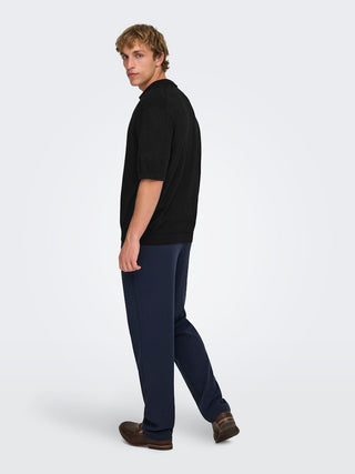 Bestseller / Herren-Shirt / ONSWYLER LIFE RLX 12 SS SPLIT KNIT