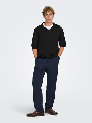 Bestseller / Herren-Shirt / ONSWYLER LIFE RLX 12 SS SPLIT KNIT