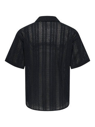 Bestseller / Herren-Hemd / ONSDANI CROCHET SS SHIRT NOOS