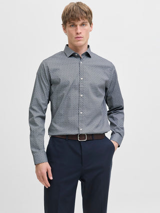 Bestseller / Herren-Hemd / JPRBLABLACKPOOL STRETCH AOP LS SHIR