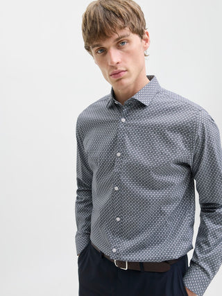 Bestseller / Herren-Hemd / JPRBLABLACKPOOL STRETCH AOP LS SHIR