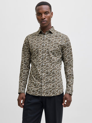 Bestseller / Herren-Hemd / JPRBLABLACKPOOL STRETCH AOP LS SHIR
