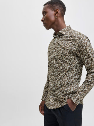 Bestseller / Herren-Hemd / JPRBLABLACKPOOL STRETCH AOP LS SHIR