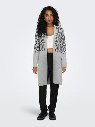 Bestseller / Damen-Strick / ONLJADE ANIMAL LS CARDIGAN KNT NOOS
