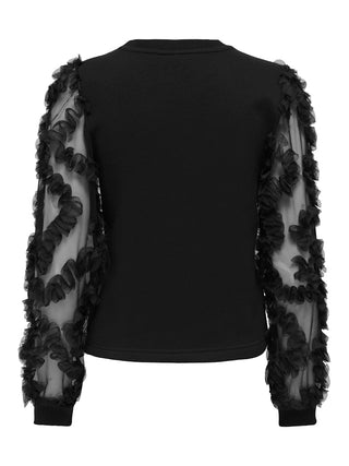 177911001 Black/Black mesh sleeves;2