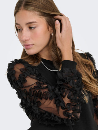 177911001 Black/Black mesh sleeves;7