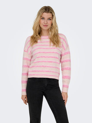 Bestseller / Damen-Strick / ONLJOHANNA LS O-NECK CC KNT