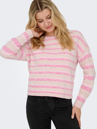 Bestseller / Damen-Strick / ONLJOHANNA LS O-NECK CC KNT