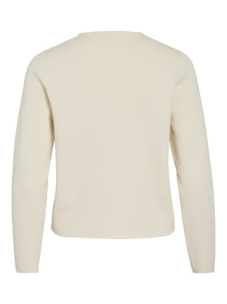 VILA GmbH / Damen-Strick / VISWAY O-NECK L/S BUTTON KNIT CARDI