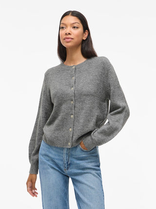 VILA GmbH / Damen-Strick / VIGLADYS O-NECK L/S KNIT CARDIGAN/T