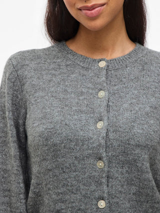 VILA GmbH / Damen-Strick / VIGLADYS O-NECK L/S KNIT CARDIGAN/T