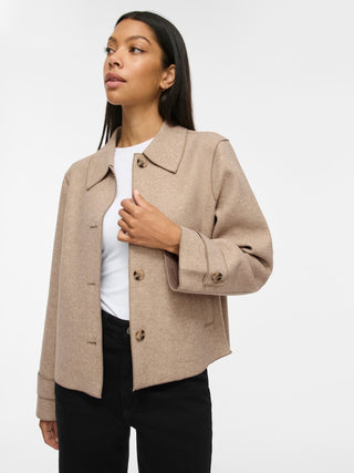 VILA GmbH / Damen-Jacke / VIJUICE L/S SHORT JACKET - NOOS