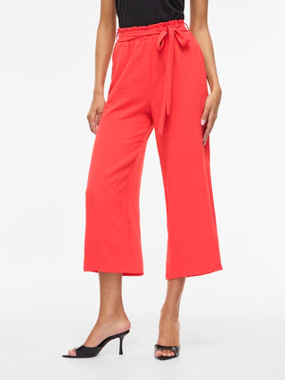 VILA GmbH / Damen-Hose / VIJOSA HW BELTED CULOTTE PANTS - NO