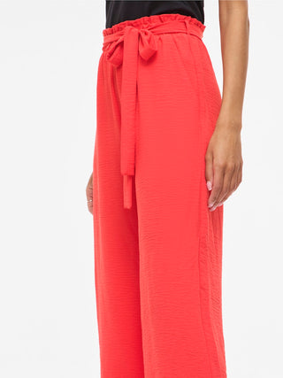 VILA GmbH / Damen-Hose / VIJOSA HW BELTED CULOTTE PANTS - NO
