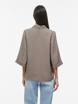 VILA GmbH / Damen-Bluse / VIHULA 3/4 SHIRT - NOOS
