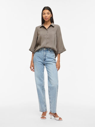 VILA GmbH / Damen-Bluse / VIHULA 3/4 SHIRT - NOOS