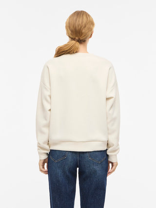 VILA GmbH / Damen-Sweat / VIREFLECT LOVE O-NECK L/S TOP