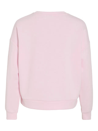 VILA GmbH / Damen-Sweat / VIREFLECT LOVE O-NECK L/S TOP