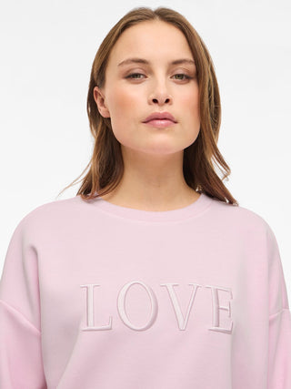 VILA GmbH / Damen-Sweat / VIREFLECT LOVE O-NECK L/S TOP