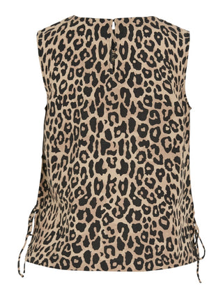 VILA GmbH / Damen-Bluse / VIPRISILLA PRI O-NECK S/L TOP/VOL/R