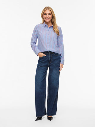 VILA GmbH / Damen-Bluse / VIDARMA L/S REGULAR SHIRT - NOOS